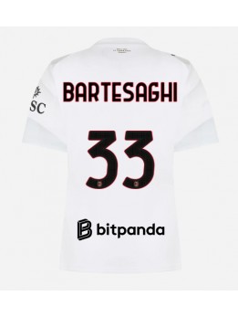 Ženski Nogometna dresi replika AC Milan Davide Bartesaghi #33 Gostujoči 2026-27 Kratek rokav